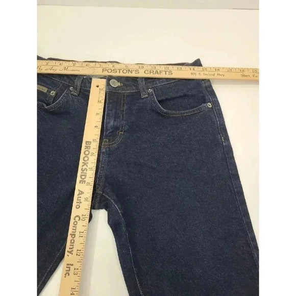 Calvin Klein Jeans Extreme Low Rise Bootcut Women's Jeans Size 9 Inseam 33" - Picture 5 of 6